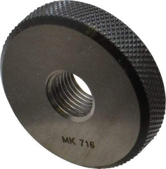 SPI - M12x1.25 Go Single Ring Thread Gage - Class 6G, Oil Hardened Nonshrinking Steel (OHNS), NPL Traceability Certification Included - Caliber Tooling