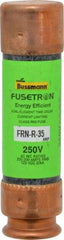 Cooper Bussmann - 125 VDC, 250 VAC, 35 Amp, Time Delay General Purpose Fuse - Fuse Holder Mount, 76.2mm OAL, 20 at DC, 200 (RMS) kA Rating, 13/16" Diam - Caliber Tooling