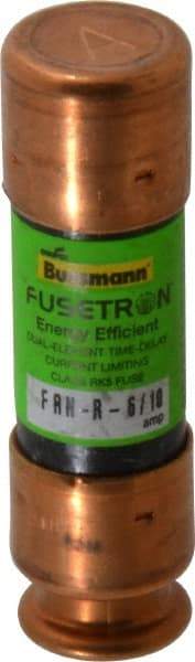 Cooper Bussmann - 125 VDC, 250 VAC, 0.6 Amp, Time Delay General Purpose Fuse - Fuse Holder Mount, 50.8mm OAL, 20 at DC, 200 (RMS) kA Rating, 9/16" Diam - Caliber Tooling