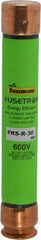 Cooper Bussmann - 300 VDC, 600 VAC, 30 Amp, Time Delay General Purpose Fuse - Fuse Holder Mount, 127mm OAL, 20 at DC, 200 (RMS) kA Rating, 13/16" Diam - Caliber Tooling