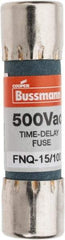 Cooper Bussmann - 500 VAC, 0.15 Amp, Time Delay General Purpose Fuse - Fuse Holder Mount, 1-1/2" OAL, 10 at AC kA Rating, 13/32" Diam - Caliber Tooling