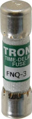 Cooper Bussmann - 500 VAC, 3 Amp, Time Delay General Purpose Fuse - Fuse Holder Mount, 1-1/2" OAL, 10 at AC kA Rating, 13/32" Diam - Caliber Tooling