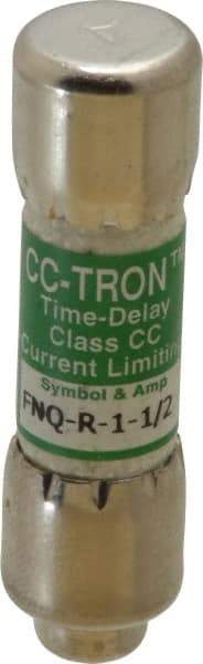 Cooper Bussmann - 300 VDC, 600 VAC, 1.5 Amp, Time Delay General Purpose Fuse - Fuse Holder Mount, 1-1/2" OAL, 200 at AC (RMS) kA Rating, 13/32" Diam - Caliber Tooling