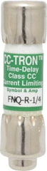 Cooper Bussmann - 300 VDC, 600 VAC, 0.25 Amp, Time Delay General Purpose Fuse - Fuse Holder Mount, 1-1/2" OAL, 200 at AC (RMS) kA Rating, 13/32" Diam - Caliber Tooling