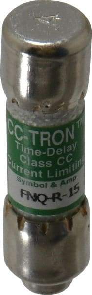 Cooper Bussmann - 300 VDC, 600 VAC, 15 Amp, Time Delay General Purpose Fuse - Fuse Holder Mount, 1-1/2" OAL, 20 at DC, 200 at AC (RMS) kA Rating, 13/32" Diam - Caliber Tooling