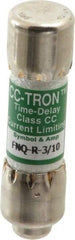 Cooper Bussmann - 300 VDC, 600 VAC, 0.3 Amp, Time Delay General Purpose Fuse - Fuse Holder Mount, 1-1/2" OAL, 200 at AC (RMS) kA Rating, 13/32" Diam - Caliber Tooling