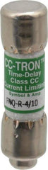 Cooper Bussmann - 300 VDC, 600 VAC, 0.4 Amp, Time Delay General Purpose Fuse - Fuse Holder Mount, 1-1/2" OAL, 200 at AC (RMS) kA Rating, 13/32" Diam - Caliber Tooling