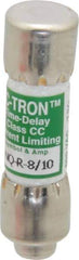 Cooper Bussmann - 300 VDC, 600 VAC, 0.8 Amp, Time Delay General Purpose Fuse - Fuse Holder Mount, 1-1/2" OAL, 200 at AC (RMS) kA Rating, 13/32" Diam - Caliber Tooling