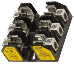 Cooper Bussmann - 1 Pole, 8 to 1/0 AWG, 250 VAC/VDC, 100 Amp, Screw Mount Fuse Block - 7.36 Inch Long x 1.81 Inch Wide x 2.06 Inch High Block - Caliber Tooling