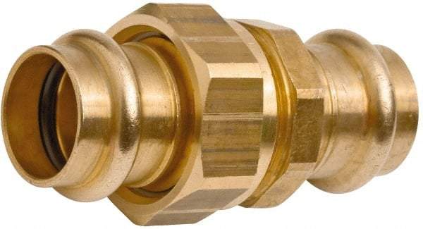 NIBCO - 2" Wrot Copper Pipe Union - P x P, Press Fitting - Caliber Tooling