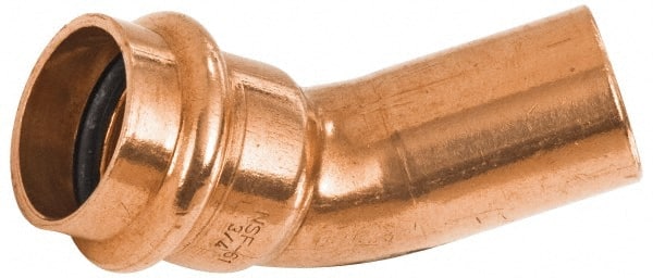 NIBCO - 3" Wrot Copper Pipe 45° Elbow - Caliber Tooling