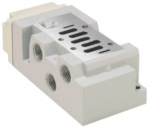 Parker - 1/2" Solenoid Valve Subbase 5599-2 - Use with H2 Series Solenoid Valves - Caliber Tooling