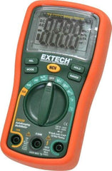 Extech - EX330, CAT III, 600 VAC/VDC, Digital Auto Ranging Multimeter - 40 mOhm, Measures Voltage, Capacitance, Current, Frequency, Resistance, Temperature - Caliber Tooling