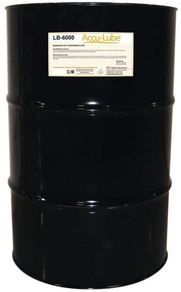 Accu-Lube - Accu-Lube LB-6000, 55 Gal Drum Cutting & Sawing Fluid - Natural Ingredients, For Aluminum Machining, Drilling, Light-Duty Milling, Punching, Tapping - Caliber Tooling