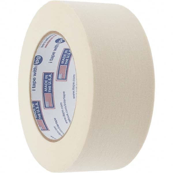 Intertape - 44mm Wide x 54.8 m x 5.5 mil Tan/Natural Crepe Paper Masking Paper - Caliber Tooling