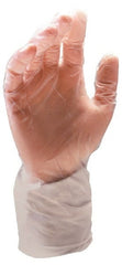 CleanTeam - Size S, 5 mil, Cleanroom Grade, Powder Free Vinyl Disposable Gloves - Exact Industrial Supply