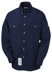 VF Imagewear - Size 3XL, Navy Blue, Flame Resistant/Retardant, Long Sleeve Button Down Shirt - 67-3/8" Chest, 2 Pockets, Excel FR ComforTouch - Caliber Tooling