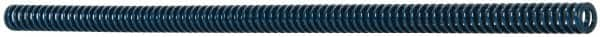 Dayton Lamina - 1/2" Hole Diam, 9/32" Rod Diam, 12" Free Length, Blue Die Spring - 1.24 Lb Max Deflection, 4.5" Max Deflection, Medium Duty, Chromium Vanadium Steel - Caliber Tooling