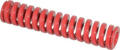 Dayton Lamina - 3/4" Hole Diam, 3/8" Rod Diam, 3-1/2" Free Length, Red Die Spring - 30.8 Lb Max Deflection, 1.05" Max Deflection, Heavy Duty, Chromium Vanadium Steel - Caliber Tooling