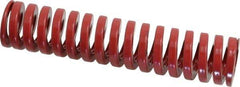 Dayton Lamina - 1" Hole Diam, 1/2" Rod Diam, 4-1/2" Free Length, Red Die Spring - 37.1 Lb Max Deflection, 1.35" Max Deflection, Heavy Duty, Chromium Vanadium Steel - Caliber Tooling