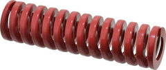 Dayton Lamina - 1-1/2" Hole Diam, 3/4" Rod Diam, 5-1/2" Free Length, Red Die Spring - 64.3 Lb Max Deflection, 1.65" Max Deflection, Heavy Duty, Chromium Vanadium Steel - Caliber Tooling