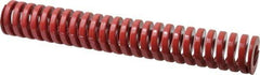 Dayton Lamina - 1-1/2" Hole Diam, 3/4" Rod Diam, 10" Free Length, Red Die Spring - 34.6 Lb Max Deflection, 3" Max Deflection, Heavy Duty, Chromium Vanadium Steel - Caliber Tooling