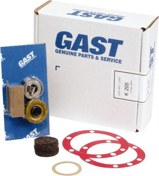 Gast - Air Actuated Motor Accessories Type: Repair Kit For Use With: 4AM-FRV-13H & 4AM-NRV-22A & 4AM-NRV-22F - Caliber Tooling