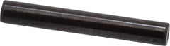 Holo-Krome - 1/8" Diam x 7/8" Pin Length Grade 8 Alloy Steel Standard Dowel Pin - Black Luster Finish, C 47-58 & C 60 (Surface) Hardness, 1 Beveled & 1 Rounded End - Caliber Tooling