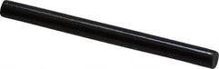 Holo-Krome - 1/8" Diam x 1-1/2" Pin Length Grade 8 Alloy Steel Standard Dowel Pin - Black Luster Finish, C 47-58 & C 60 (Surface) Hardness, 1 Beveled & 1 Rounded End - Caliber Tooling