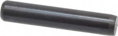 Holo-Krome - 3/16" Diam x 1" Pin Length Grade 8 Alloy Steel Standard Dowel Pin - Black Luster Finish, C 47-58 & C 60 (Surface) Hardness, 1 Beveled & 1 Rounded End - Caliber Tooling