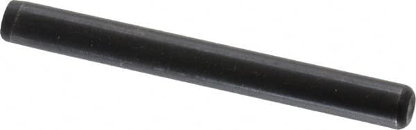 Holo-Krome - 3/16" Diam x 1-3/4" Pin Length Grade 8 Alloy Steel Standard Dowel Pin - Black Luster Finish, C 47-58 & C 60 (Surface) Hardness, 1 Beveled & 1 Rounded End - Caliber Tooling