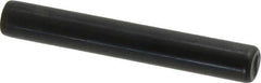 Holo-Krome - 7/16" Diam x 3" Pin Length Grade 8 Alloy Steel Standard Dowel Pin - Black Luster Finish, C 47-58 & C 60 (Surface) Hardness, 1 Beveled & 1 Rounded End - Caliber Tooling