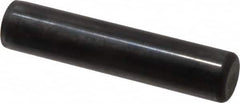 Holo-Krome - 3/4" Diam x 3-1/2" Pin Length Grade 8 Alloy Steel Standard Dowel Pin - Black Luster Finish, C 47-58 & C 60 (Surface) Hardness, 1 Beveled & 1 Rounded End - Caliber Tooling