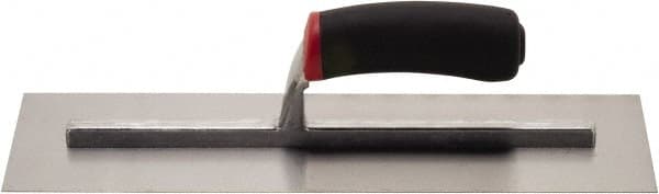 Hyde Tools - Carbon Steel Masonry Trowel - 14" Long x 4" Wide, Wood Handle - Caliber Tooling