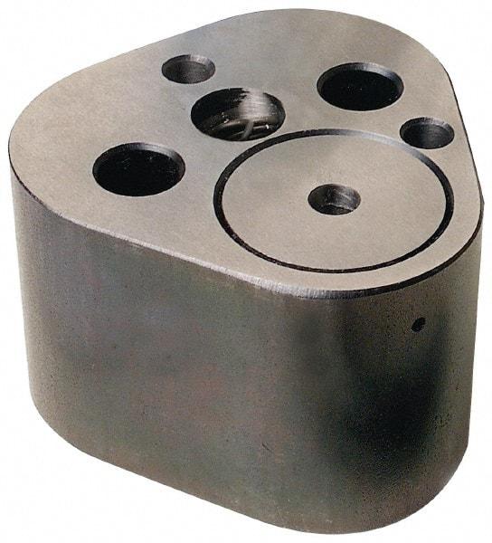 Dayton Lamina - 1/2" Shank Diam, 2" Base Length x 1.97" Base Width x 1-1/4" Base Height, 3/8-16 Thread, Alloy Steel Mold Punch Retainer - 1/4" Dowel Diam, 3/4" Length Between Dowel & Screw, 1-1/2" Thread Length, Ball Lock, Light Duty (LRT) Series - Caliber Tooling