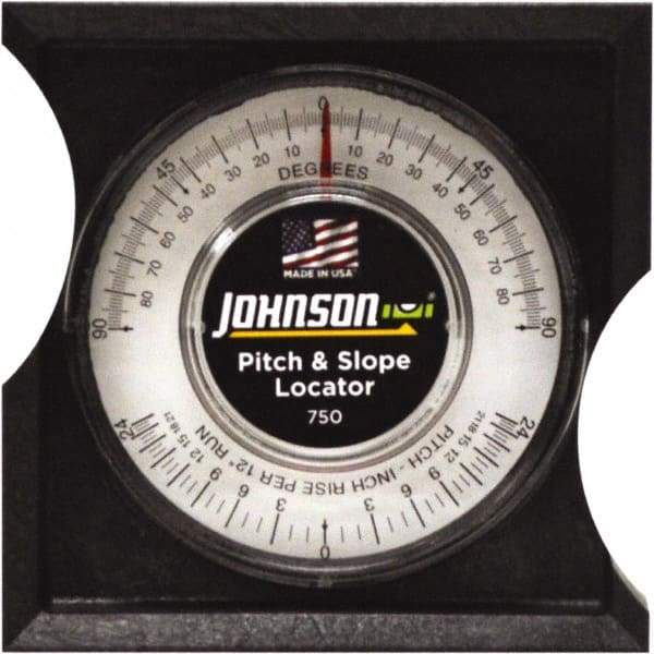 Johnson Level & Tool - (4) 90° Measuring Range, Protractor - Accuracy Up to 0.30° - Caliber Tooling