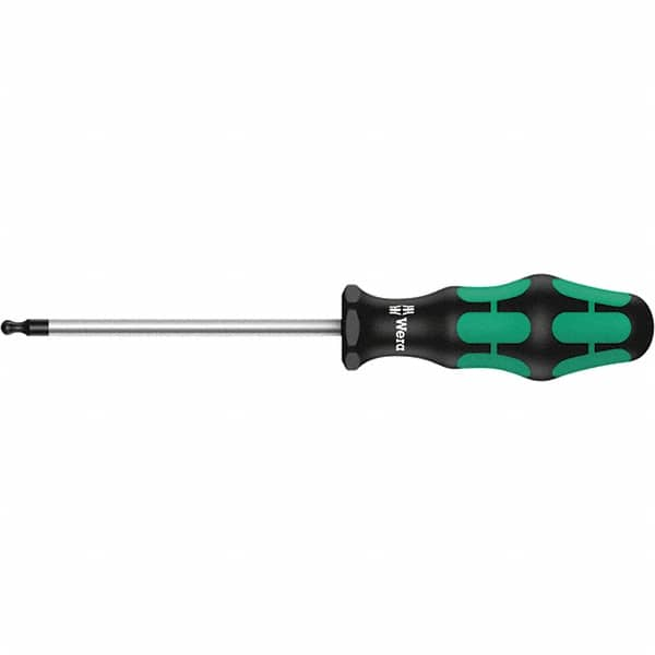 Wera - T15 Torx Driver - 3-1/8" Blade Length, 7-1/64" OAL, Ergonomic Handle, Chrome Plated Steel - Caliber Tooling