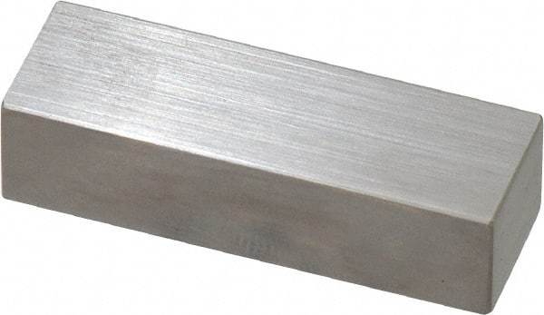 Mitutoyo - 0.45" Rectangular Steel Gage Block - Accuracy Grade AS-1, Includes Certificate of Inspection - Caliber Tooling