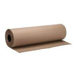 Made in USA - 900' Long x 30" Wide Roll of Recycled Kraft Paper - 8-1/2" OD, 40 Lb Paper Weight, 33 Lb per Roll - Caliber Tooling