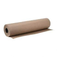 Made in USA - 900' Long x 36" Wide Roll of Recycled Kraft Paper - 8-1/2" OD, 40 Lb Paper Weight, 40 Lb per Roll - Caliber Tooling