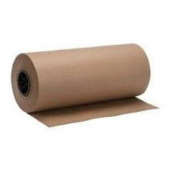 Made in USA - 720' Long x 18" Wide Roll of Recycled Kraft Paper - 8-1/2" OD, 50 Lb Paper Weight, 20 Lb per Roll - Caliber Tooling