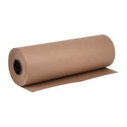 Made in USA - 720' Long x 24" Wide Roll of Recycled Kraft Paper - 8-1/2" OD, 50 Lb Paper Weight, 26 Lb per Roll - Caliber Tooling