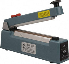 Value Collection - 8" Max Seal, 6 mil Thick, Table Top Thermal Impulse Sealer with Cutter - 260 Watts - Caliber Tooling