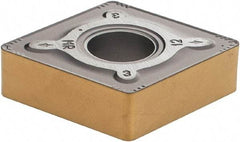 Iscar - CNMG643 MR Grade IC807 Carbide Turning Insert - TiAlN Finish, 80° Diamond, 3/4" Inscr Circle, 1/4" Thick, 3/64" Corner Radius - Caliber Tooling