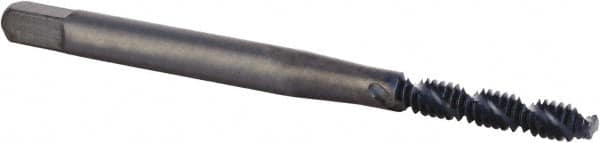 Kennametal - M14x1.50 Metric Fine 4 Flute 6HX Modified Bottoming Spiral Flute Tap - Powdered Metal, TiN/CrC/C Finish, 100mm OAL, Right Hand Flute, Right Hand Thread, Series T630 - Exact Industrial Supply