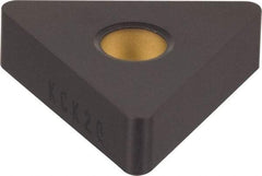 Kennametal - TNMA333 Grade KCK15 Carbide Turning Insert - TiCN/Al2O3 Finish, 60° Triangle, 3/8" Inscr Circle, 3/16" Thick, 3/64" Corner Radius - Caliber Tooling