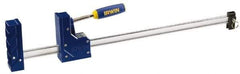 Irwin - 24" Capacity, 3-3/4" Throat Depth Bar Clamp - 1,150 Lb Clamping Pressure, 31" Max Spread - Caliber Tooling