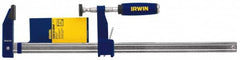 Irwin - 30" Capacity, 3-1/8" Throat Depth Bar Clamp - 1,000 Lb Clamping Pressure, 30" OAL - Caliber Tooling