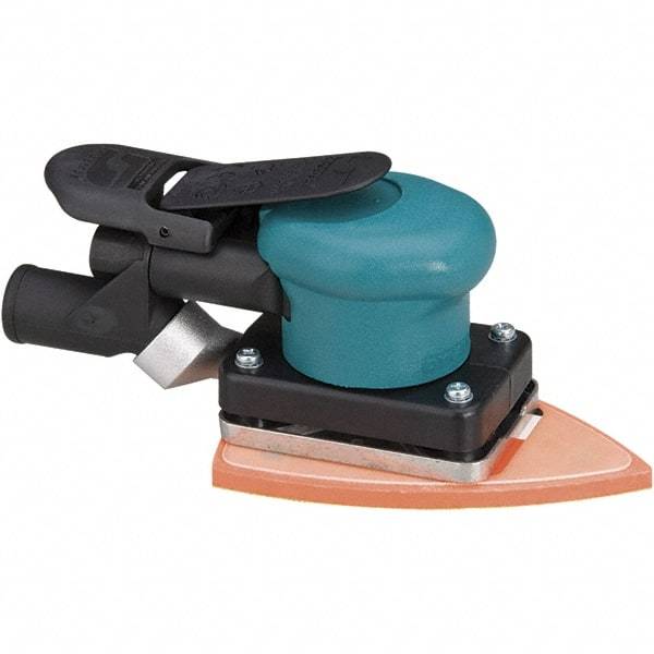 Dynabrade - 10,000 OPM, 13 CFM Air Consumption, Palm Air Orbital Sander - Rectangular Pad, 1/4 NPT Inlet - Caliber Tooling