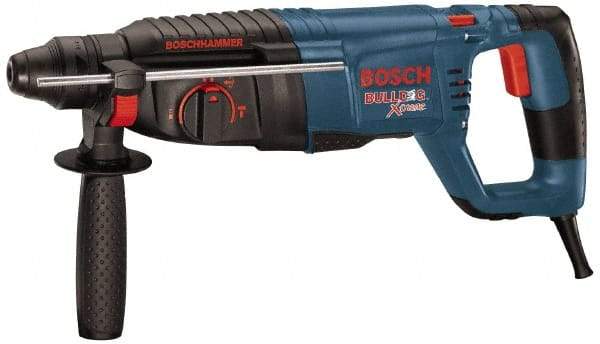 Bosch - 120 Volt 1" SDS Plus Chuck Electric Rotary Hammer - 0 to 5,800 BPM, 0 to 1,300 RPM, Reversible - Caliber Tooling